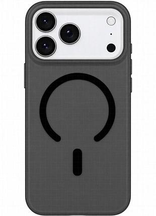 Чехол pc matte color with magnetic fit для apple iphone 17 pro max / 18 pro max (6.9") black