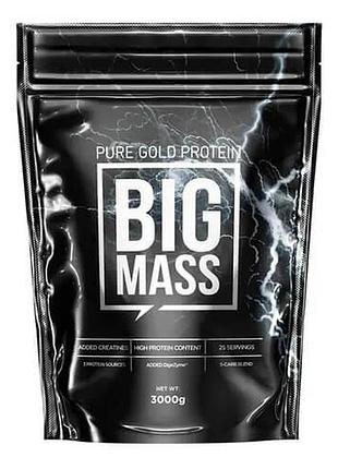 Pure gold big mass gainer 3000 g - chocolate