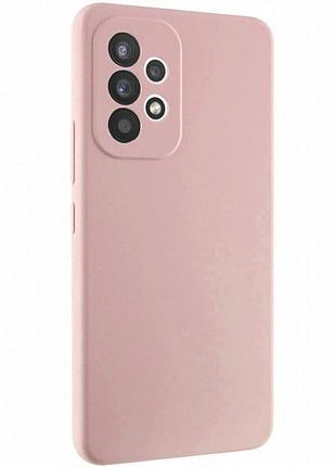 Чехол silicone cover lakshmi full camera (aaa) для samsung galaxy a53 5g розовый / pink sand