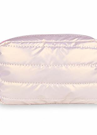 Косметичка перламутрова молочна, 19*12*7 см 2