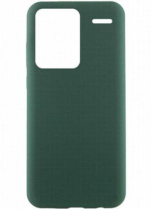 Чехол silicone cover lakshmi (aaa) для xiaomi redmi note 13 pro+ зеленый / cyprus green