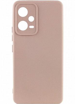 Чехол silicone cover lakshmi full camera (a) для xiaomi poco x5 5g / redmi note 12 5g розовый / pink sand
