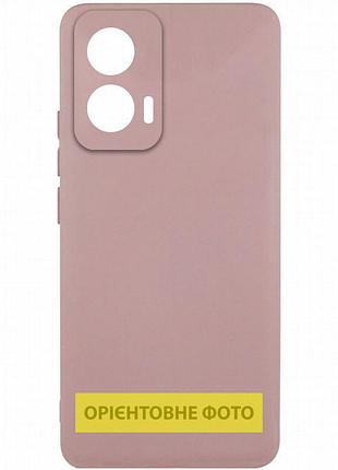Чехол silicone cover lakshmi full camera (aaa) для motorola moto g75 5g розовый / pink sand