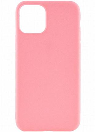 Силиконовый чехол candy для apple iphone 12 pro max (6.7") розовый