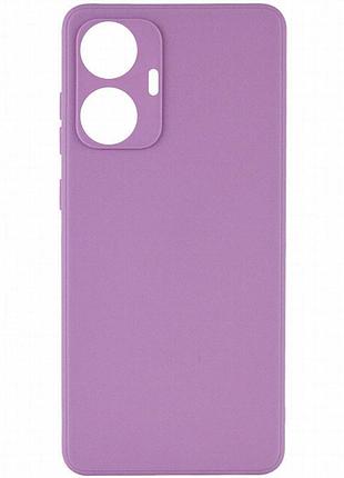 Силиконовый чехол candy full camera для realme c55 сиреневый / dasheen