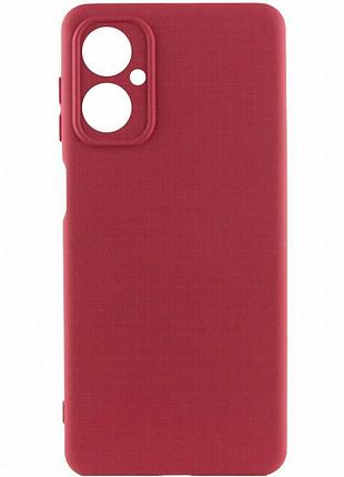 Чехол silicone cover lakshmi full camera (a) для tecno spark 9 pro (kh7n) бордовый / marsala