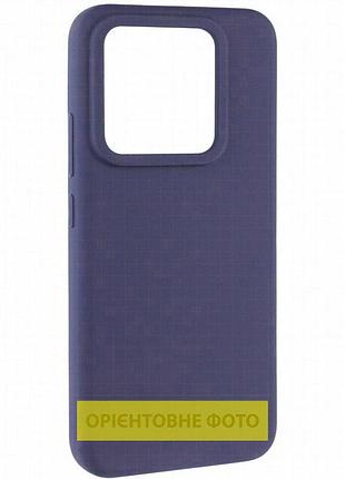 Чехол silicone cover lakshmi (aaa) для xiaomi 17 pro max темно-синий / midnight blue