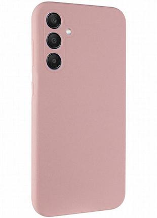Чехол silicone cover lakshmi full camera (aaa) для samsung galaxy a35 розовый / pink sand