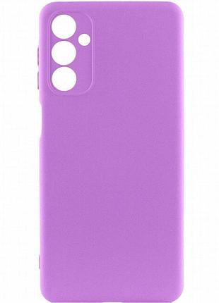 Чехол silicone cover lakshmi full camera (a) для samsung galaxy m34 5g фиолетовый / purple