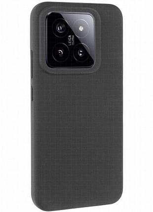 Чехол silicone cover lakshmi (aaa) для xiaomi 14 pro черный / black