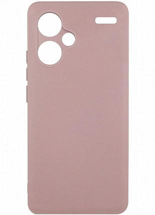 Чехол silicone cover lakshmi full camera (a) для xiaomi redmi note 13 pro+ розовый / pink sand