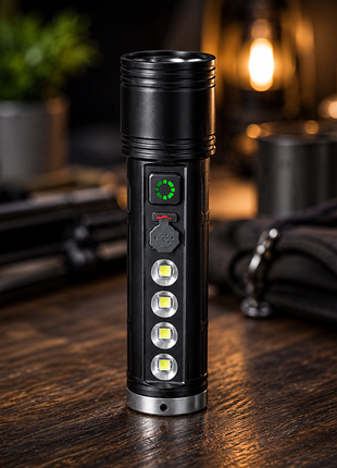 Ручной фонарик s 200 / аккумуляторный фонарик 3207c luminous s200 / мощный led фонарь