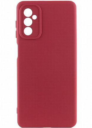 Чехол silicone cover lakshmi full camera (aaa) для samsung galaxy a24 4g бордовый / plum
