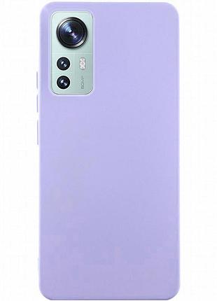Чехол silicone cover ummi lakshmi (aa) для xiaomi 12t / 12t pro сиреневый / dasheen