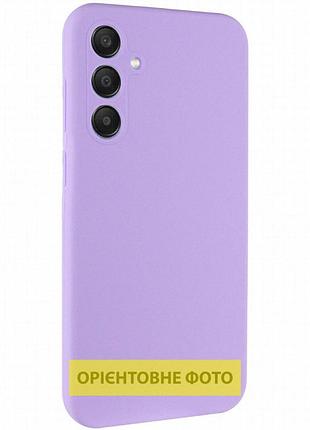 Чехол silicone cover lakshmi full camera (aaa) для samsung galaxy a12 сиреневый / dasheen