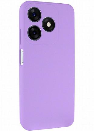 Чехол silicone cover lakshmi full camera (aaa) для tecno spark 10 сиреневый / dasheen