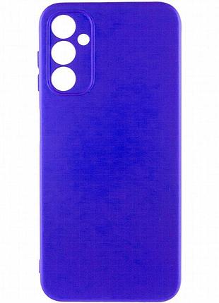 Чехол silicone cover lakshmi full camera (a) для samsung galaxy a14 4g/5g синий / iris