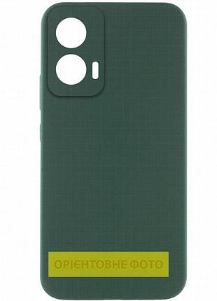 Чехол silicone cover lakshmi full camera (aaa) для motorola moto g55 5g зеленый / cyprus green