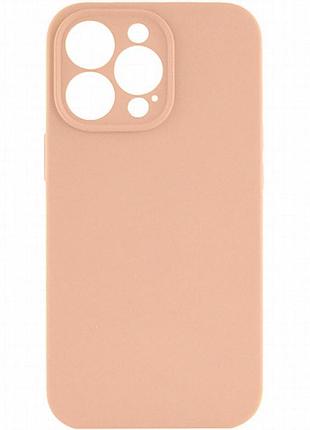 Чехол silk full camera protective (aa) no logo для apple iphone 16 pro (6.3") персиковый / peach