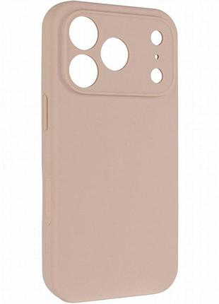 Чехол silk full camera protective (aa) no logo для apple iphone 17 pro / 18 pro (6.3") розовый / pink sand