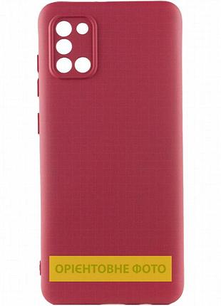 Чехол tpu getman liquid silk full camera для infinix smart 10 бордовый / marsala