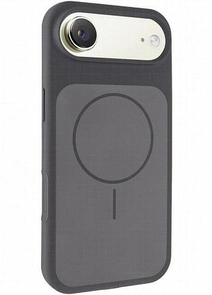 Чехол silk duo color (aa) no logo with magnetic fit для apple iphone 17 air (6.5") gray