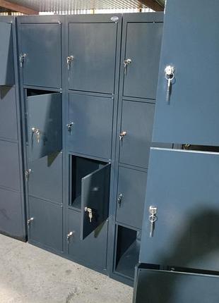 Локери на 8 відділень б у, шафи для сумок металеві 180х80х50 б у