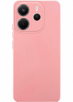 Чехол tpu getman liquid silk full camera для xiaomi redmi note 14 4g (int. version) розовый / pink