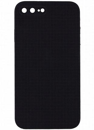 Чехол silk square full camera protective (aa) no logo для apple iphone 7 plus/8 plus (5.5") черный / black