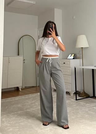 🐘 широкие брюки от zara