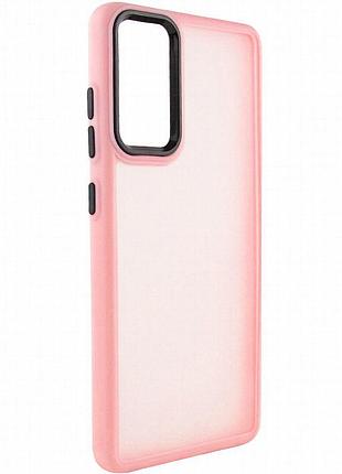 Чехол tpu+pc lyon frosted для motorola moto g24 / g04 / e14 pink
