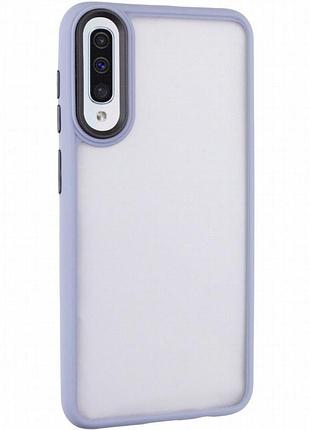 Чехол tpu+pc lyon frosted для samsung galaxy a50 (a505f) / a50s / a30s sierra blue