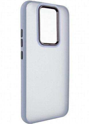 Чехол tpu+pc lyon frosted для xiaomi redmi note 8 pro sierra blue