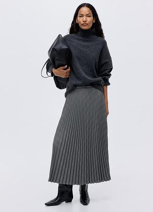 Міді спідниця жіноча плісе від h&m 3