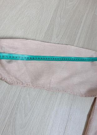 Мужская льняная рубашка pull &amp; bear 8