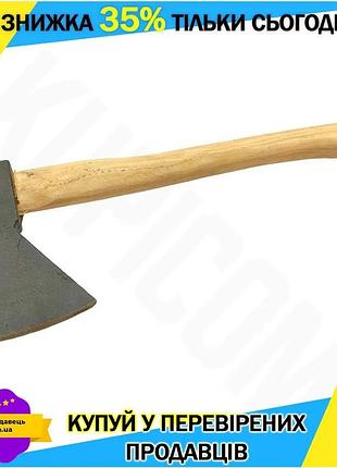 Ku топор tnx 800г universal fit 400мм деревянная ручка для рубки дров и заготовки древесины сокира uni2l_k
