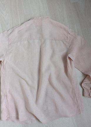 Мужская льняная рубашка pull &amp; bear 10