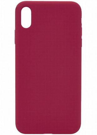 Чехол silk full protective (aa) no logo для apple iphone x / xs (5.8") красный / rose red