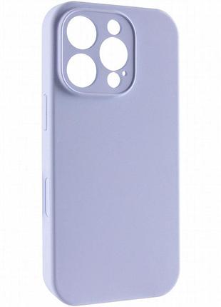 Чехол silk full camera protective (aa) no logo для apple iphone 16 pro (6.3") голубой / lilac blue