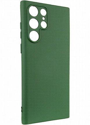 Чехол tpu getman liquid silk full camera для samsung galaxy s26 ultra зеленый / dark green