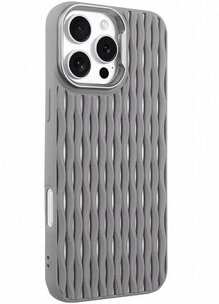 Чехол tpu ribbio для apple iphone 16 pro max (6.9") gray