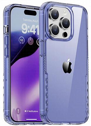 Чехол tpu+pc multi-color для apple iphone 14 pro (6.1") blue