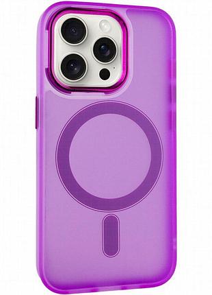 Чехол tpu+pc lily with magnetic fit для apple iphone 13 pro max (6.7") purple