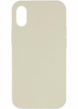 Чехол silk full protective (aa) no logo для apple iphone x / xs (5.8") бежевый / antique white