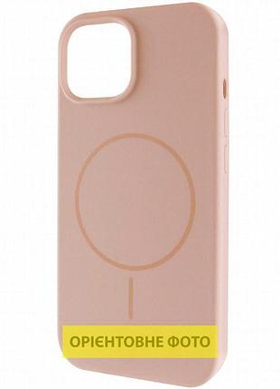 Чехол silk full protective (aa) no logo with magnetic fit для apple iphone 17 (6.3") розовый / pink sand