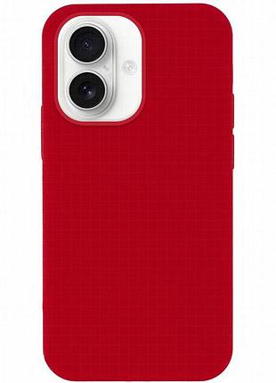 Чехол silk full protective (aa) no logo для apple iphone 16 plus (6.7") красный / rose red