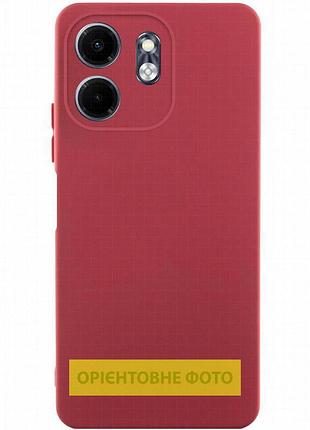 Чехол tpu getman liquid silk full camera для motorola moto g05 / e15 4g бордовый / marsala