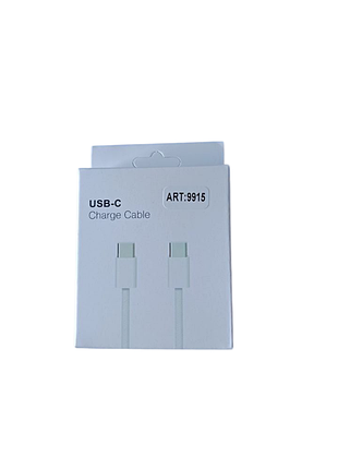 Кабель type-c - type-c usb-c charge cable white edition