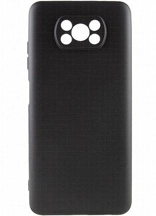 Чехол tpu epik black full camera для xiaomi poco x3 nfc / poco x3 pro черный