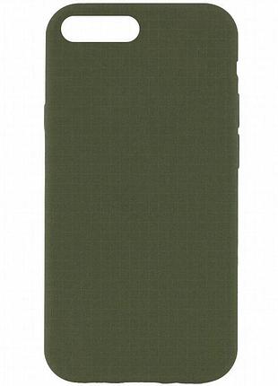 Чехол silk full protective (aa) no logo для apple iphone 7 plus / 8 plus (5.5") зеленый / dark olive